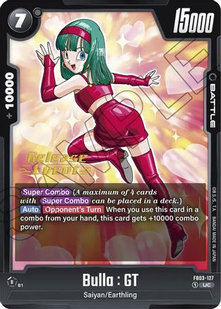 Image of Bulla : GT (FB03-127) - Raging Roar Release Event Cards