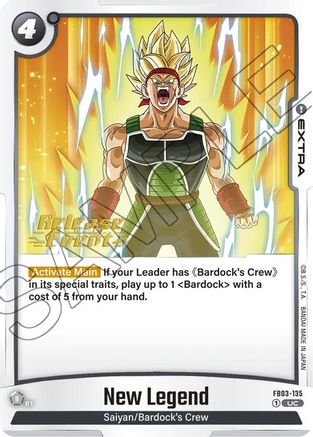 Image of New Legend (FB03-135) - Raging Roar Release Event Cards