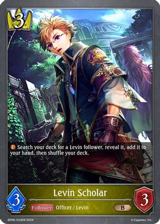 Image of Levin Scholar (BP06-033EN) - BP06 Paragons of the Colosseum