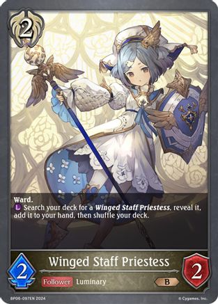 Image of Winged Staff Priestess (BP06-097EN) - BP06 Paragons of the Colosseum