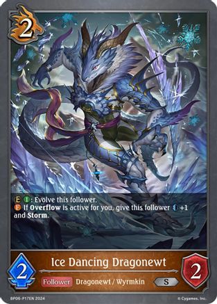 Image of Ice Dancing Dragonewt - P17EN (Foil) (BP06-P17EN) - BP06 Paragons of the Colosseum