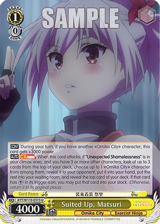 Image of Suited Up, Matsuri (AYT/W110-E015 U) - Ayakashi Triangle