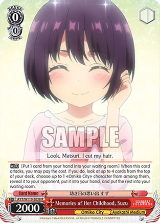 Image of Memories of Her Childhood, Suzu (AYT/W110-E038 R) - Ayakashi Triangle