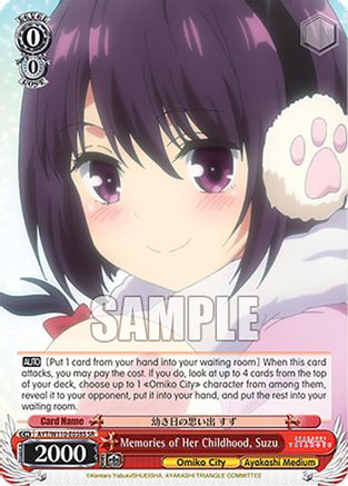 Image of Memories of Her Childhood, Suzu (SR) (AYT/W110-E038S SR) - Ayakashi Triangle