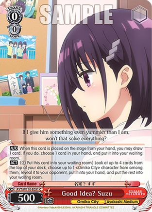 Image of Good Idea? Suzu (AYT/W110-E051 C) - Ayakashi Triangle