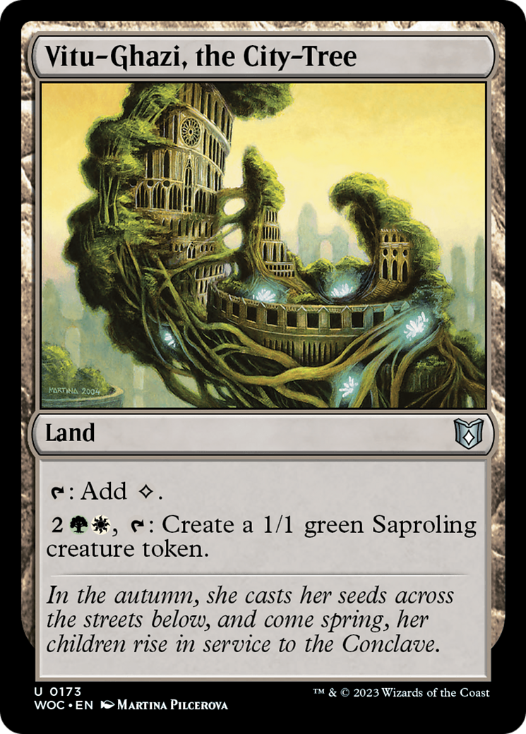 Image of Vitu-Ghazi, the City-Tree (WOC-173) - Wilds of Eldraine Commander