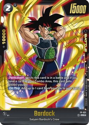 Image of Bardock - FP-021 (Gold) (FP-021) - Fusion World Promotion Cards and Packs Holofoil