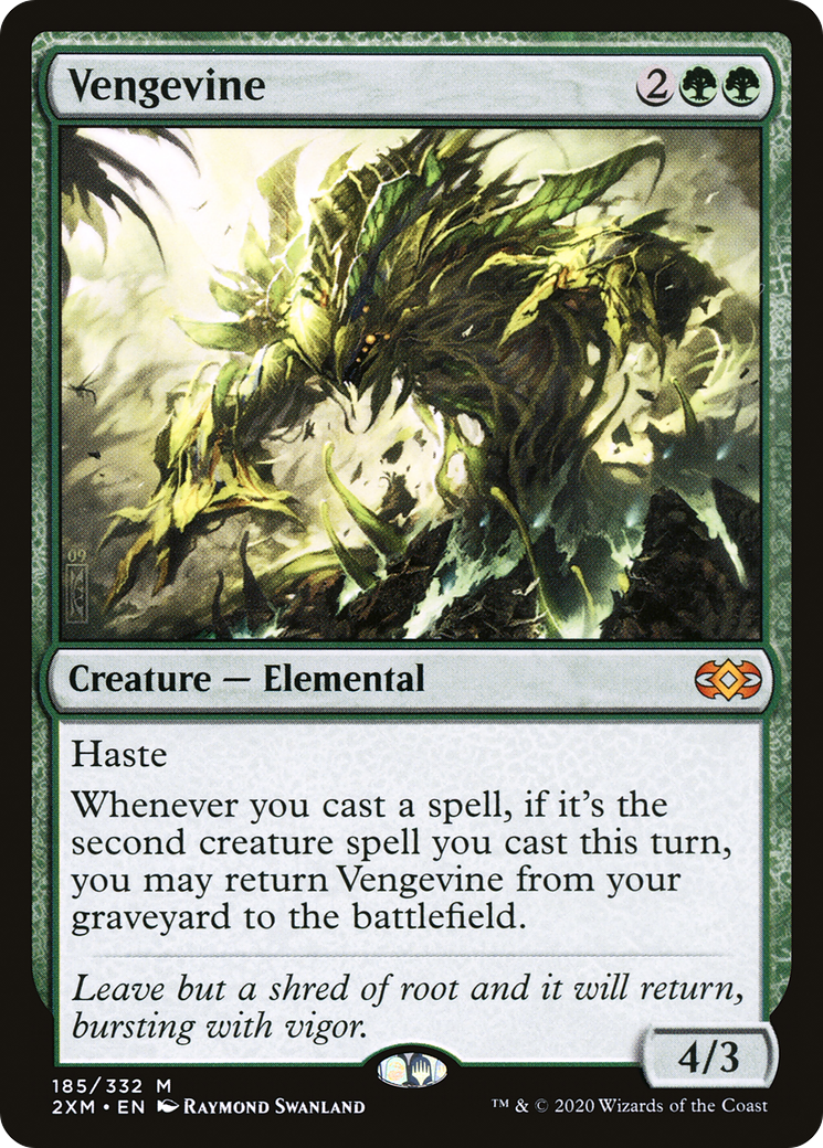 Image of Vengevine (2XM-185) - Double Masters Foil