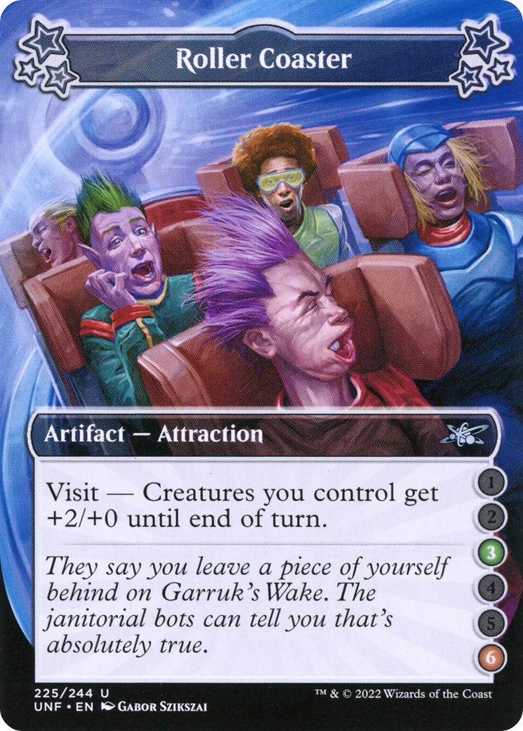 Image of Roller Coaster (3-6) (UNF-225) - Unfinity Foil