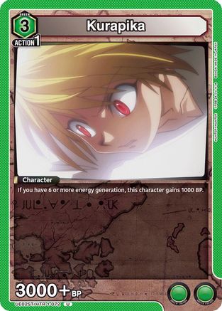 Image of Kurapika (UE02ST/HTR-1-072) - UE02ST HUNTER X HUNTER Starter Deck