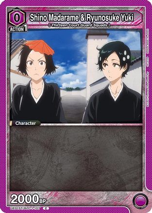 Image of Shino Madarame & Ryunosuke Yuki (UE01ST/BLC-1-107) - UE01ST BLEACH ThousandYear Blood War Starter Deck