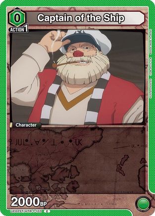 Image of Captain of the Ship (UE02ST/HTR-1-103) - UE02ST HUNTER X HUNTER Starter Deck