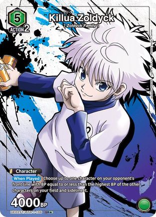 Image of Killua Zoldyck (106) (SR*) (UE02ST/HTR-1-106) - UE02ST HUNTER X HUNTER Starter Deck Foil