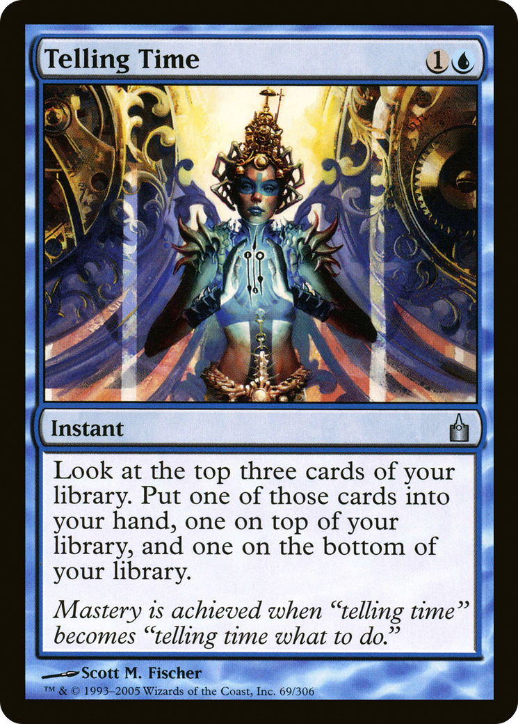 Image of Telling Time (RAV-069) - Ravnica: City of Guilds