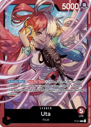 Image of Uta - P-011 (Premium Card Collection -Uta-) (P-011) - One Piece Promotion Cards Foil