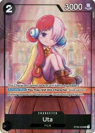 Image of Uta - ST08-002 (Premium Card Collection -Uta-) (ST08-002) - One Piece Promotion Cards Foil