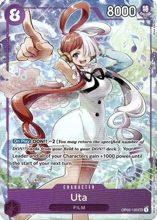 Image of Uta - OP02-120 (Premium Card Collection -Uta-) (OP02-120) - One Piece Promotion Cards Foil