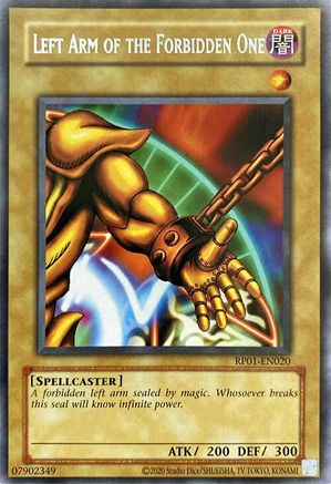 Image of Left Arm of the Forbidden One (RP01-EN020) - Retro Pack (2020 Date Reprint) Unlimited