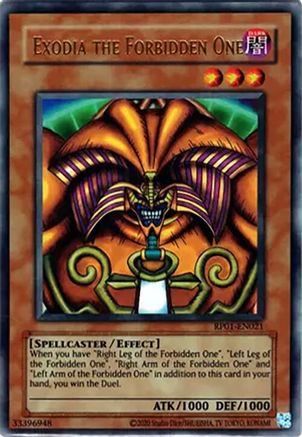 Image of Exodia the Forbidden One (RP01-EN021) - Retro Pack (2020 Date Reprint) Unlimited