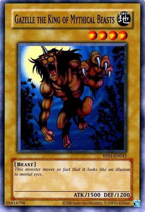 Image of Gazelle the King of Mythical Beasts (RP01-EN043) - Retro Pack (2020 Date Reprint) Unlimited