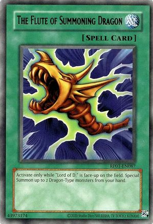 Image of The Flute of Summoning Dragon (RP01-EN087) - Retro Pack (2020 Date Reprint) Unlimited