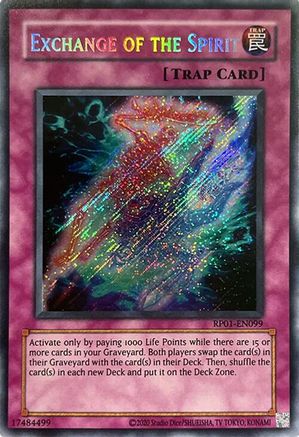 Image of Exchange of the Spirit (RP01-EN099) - Retro Pack (2020 Date Reprint) Unlimited