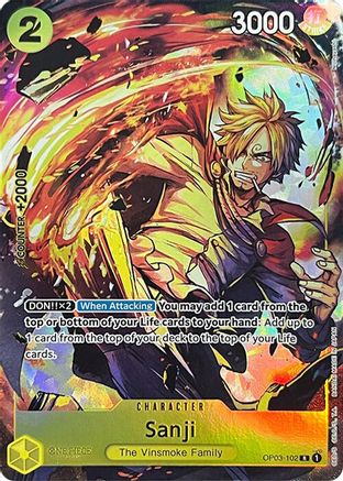 Image of Sanji (Premium Card Collection -BANDAI CARD GAMES Fest. 23-24 Edition-) (OP03-102) - One Piece Promotion Cards Foil
