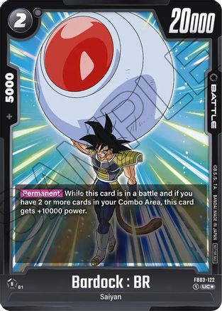 Image of Bardock : BR (Tournament Pack 03) (FB03-122) - Tournament and Championship Promos Holofoil
