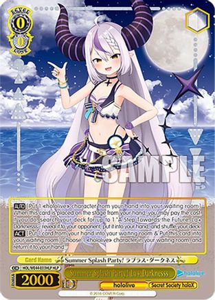 Image of Summer Splash Party! La+ Darknesss (HLP) (HOL/WE44-E03HLP HLP) - hololive production Summer Collection Premium Booster
