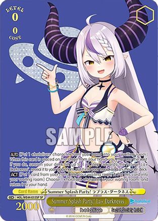 Image of Summer Splash Party! La+ Darknesss (SP) (HOL/WE44-E03SP SP) - hololive production Summer Collection Premium Booster