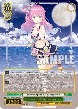 Image of Summer Splash Party! Himemori Luna (HLP) (HOL/WE44-E16HLP HLP) - hololive production Summer Collection Premium Booster