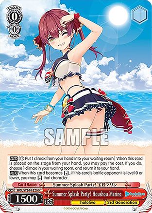 Image of Summer Splash Party! Houshou Marine (HOL/WE44-E26 N) - hololive production Summer Collection Premium Booster