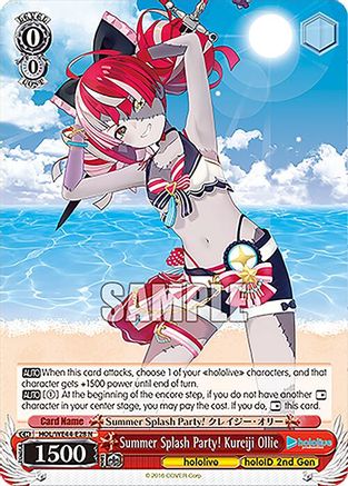 Image of Summer Splash Party! Kureiji Ollie (HOL/WE44-E28 N) - hololive production Summer Collection Premium Booster