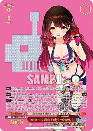 Image of Summer Splash Party! Robocosan (SP) (HOL/WE44-E29SP SP) - hololive production Summer Collection Premium Booster