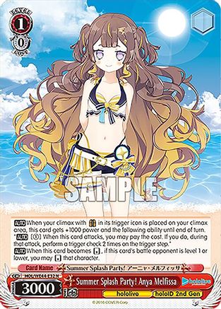 Image of Summer Splash Party! Anya Melfissa (HOL/WE44-E32 N) - hololive production Summer Collection Premium Booster