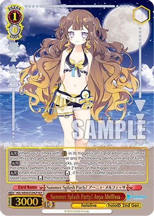 Image of Summer Splash Party! Anya Melfissa (HLP) (HOL/WE44-E32HLP HLP) - hololive production Summer Collection Premium Booster