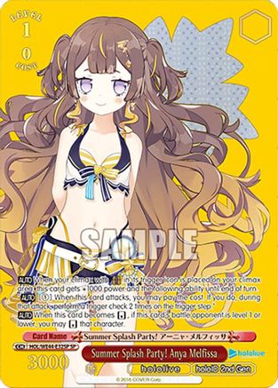 Image of Summer Splash Party! Anya Melfissa (SP) (HOL/WE44-E32SP SP) - hololive production Summer Collection Premium Booster