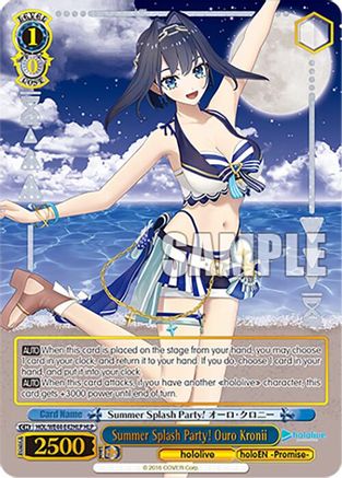 Image of Summer Splash Party! Ouro Kronii (HLP) (HOL/WE44-E42HLP HLP) - hololive production Summer Collection Premium Booster