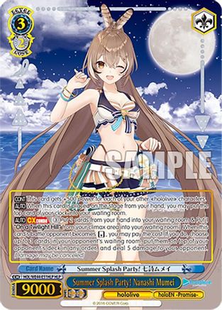 Image of Summer Splash Party! Nanashi Mumei (HLP) (HOL/WE44-E51HLP HLP) - hololive production Summer Collection Premium Booster