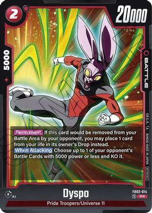 Image of Dyspo (Tournament Pack 03) (FB03-014) - Tournament and Championship Promos Holofoil