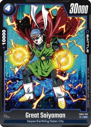 Image of Great Saiyaman (Tournament Pack 03) (FB03-032) - Tournament and Championship Promos Holofoil