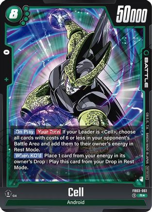 Image of Cell (Tournament Pack 03) (FB03-061) - Tournament and Championship Promos Holofoil