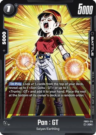 Image of Pan : GT (Tournament Pack 03) (FB03-124) - Tournament and Championship Promos Holofoil