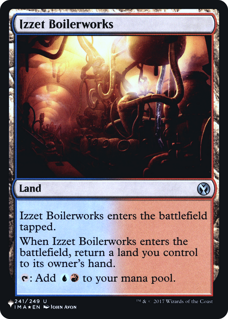 Image of Izzet Boilerworks (LIST-IMA-241) - The List Foil