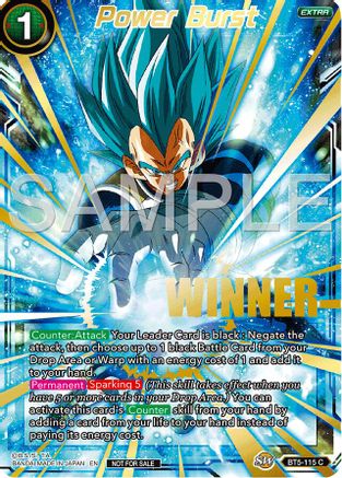 Image of Power Burst (Masters Cup 2024) (Winner Gold Stamped) (BT5-115) - Promotion Cards Foil