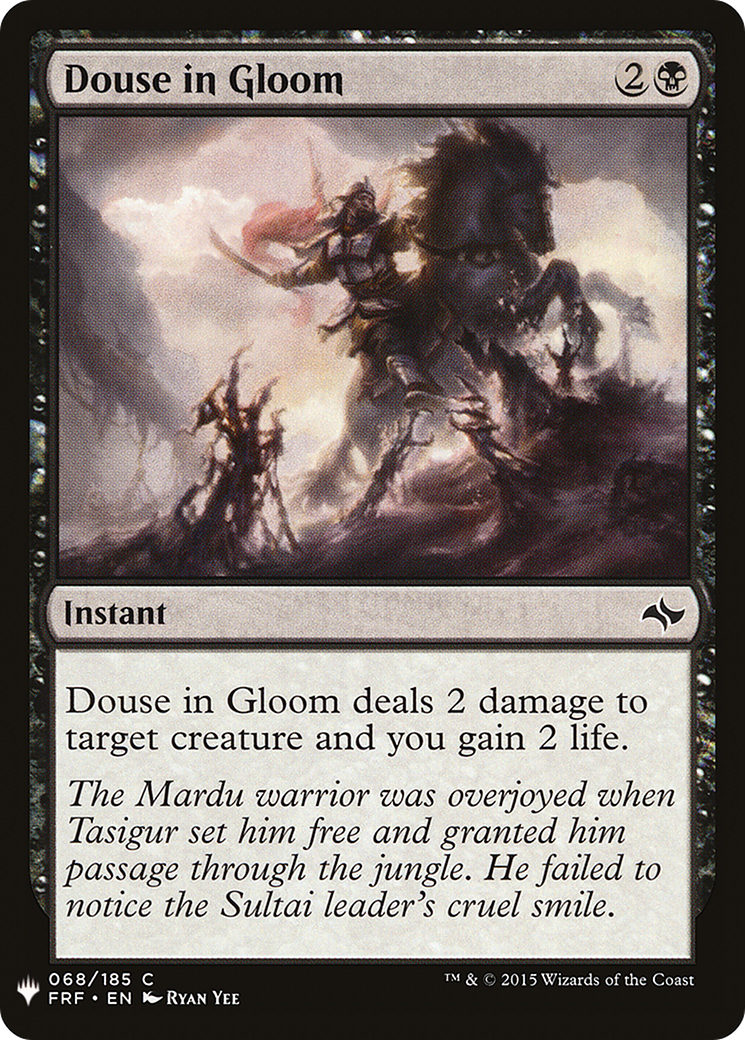 Image of Douse in Gloom (LIST-068) - The List