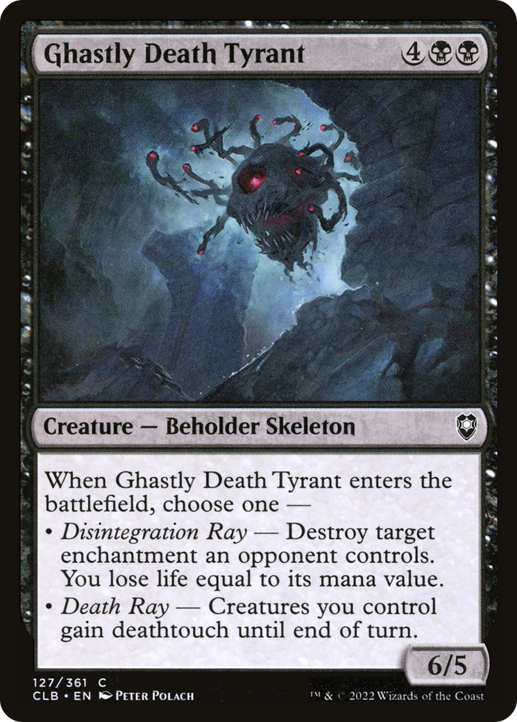 Image of Ghastly Death Tyrant (CLB-127) - Commander Legends: Battle for Baldur's Gate