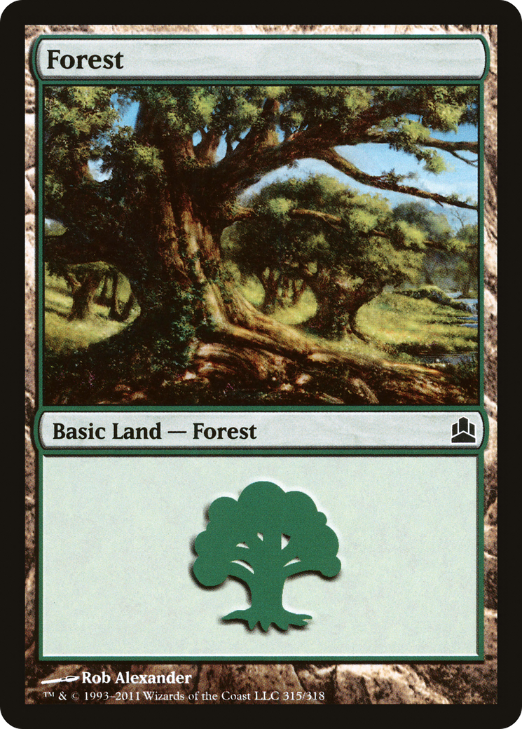 Image of Forest (315) (CMD-315) - Commander 2011