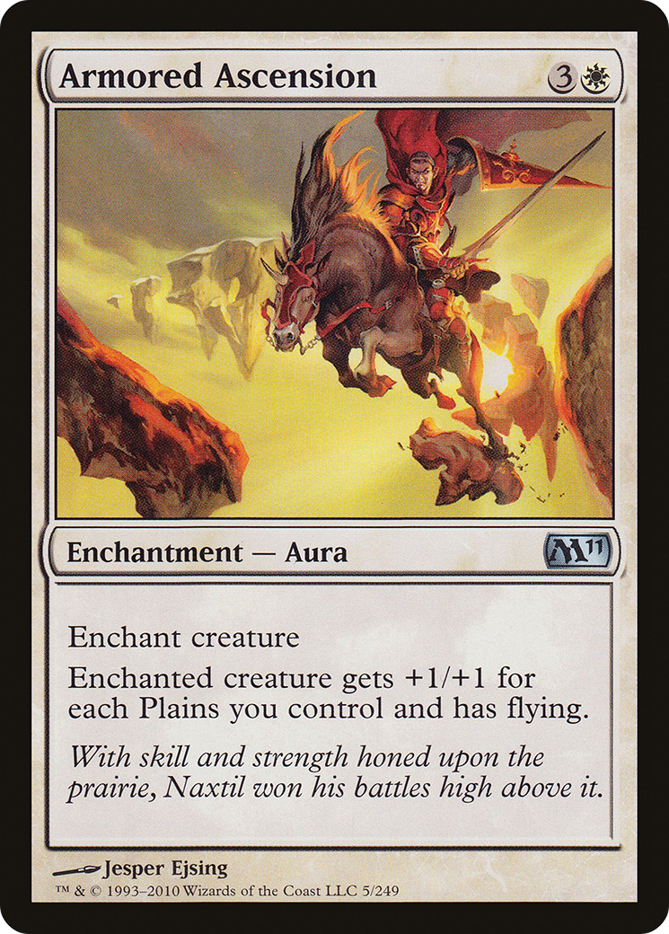 Image of Armored Ascension (M11-005) - Magic 2011 Foil