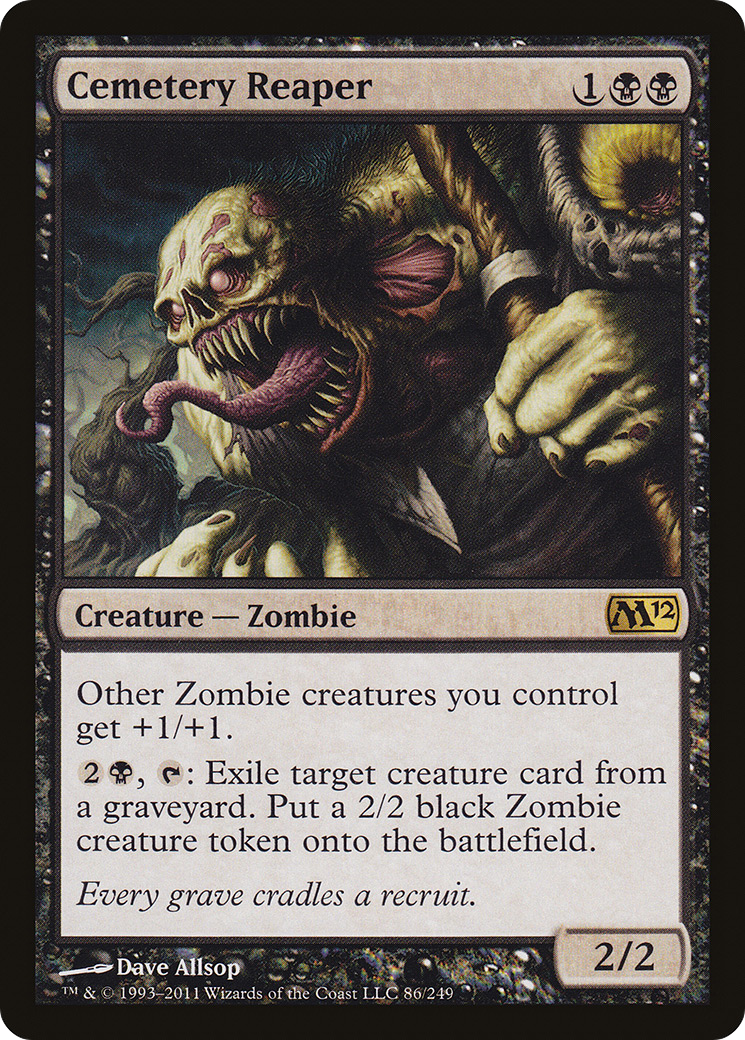 Image of Cemetery Reaper (M12-086) - Magic 2012 Foil
